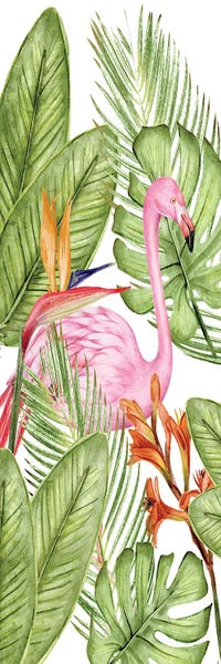 Canvas Print: Flamingo Panel I by Kimberly Allen