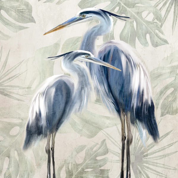 Tropical Leaves: Heron Palms by Kimberly Allen