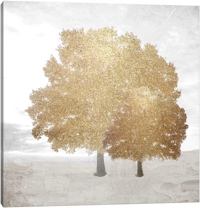 Tree Golds Canvas Art Print - Kimberly Allen