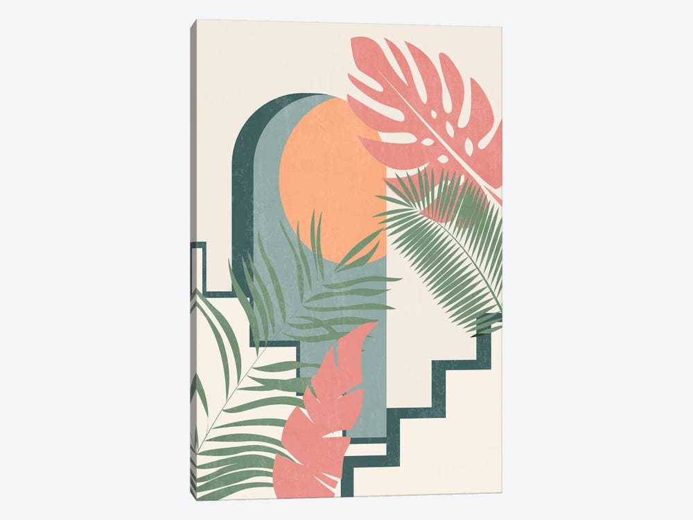 Up The Stairs by Kimberly Allen 1-piece Art Print