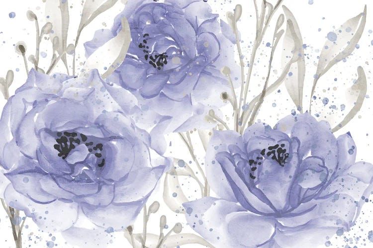 Very Peri Floral by Kimberly Allen wall art