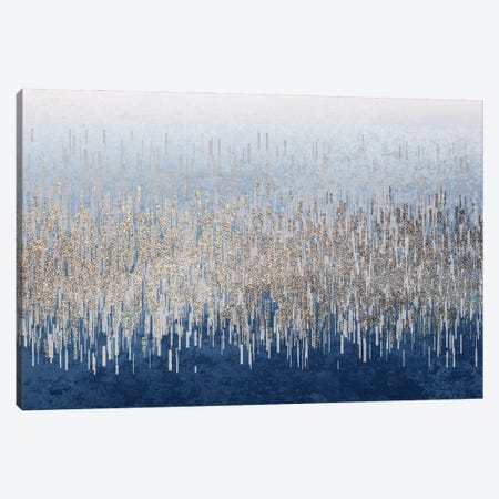 Waves Of Blue Canvas Print #KAL1655} by Kimberly Allen Canvas Wall Art