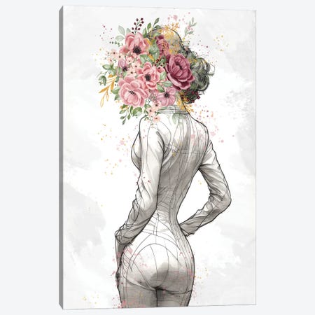 Floral Beauty II Canvas Print #KAL1657} by Kimberly Allen Canvas Wall Art