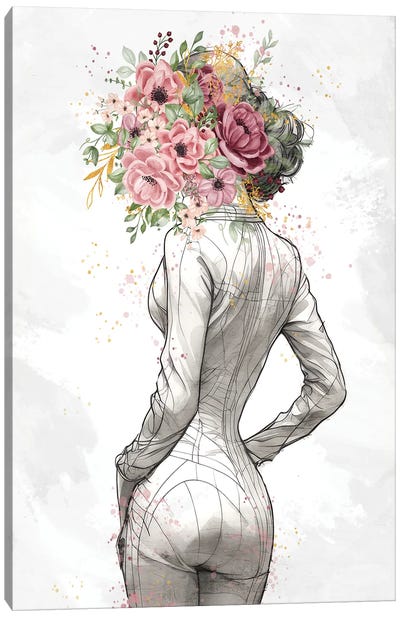Floral Beauty II Canvas Art Print - Kimberly Allen