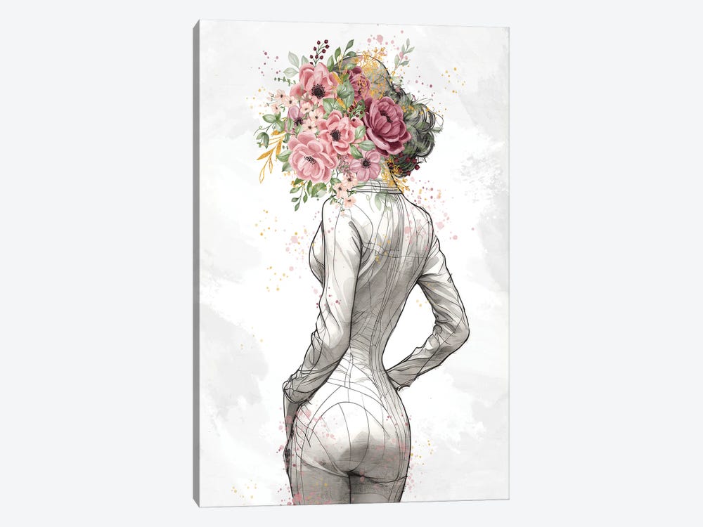 Floral Beauty II by Kimberly Allen 1-piece Art Print