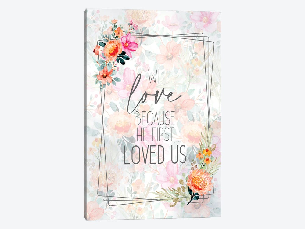 We Love I by Kimberly Allen 1-piece Canvas Artwork