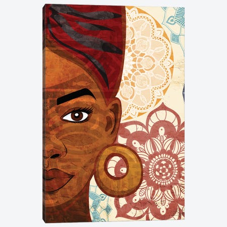 Mandala Woman I Canvas Print #KAL1668} by Kimberly Allen Canvas Artwork