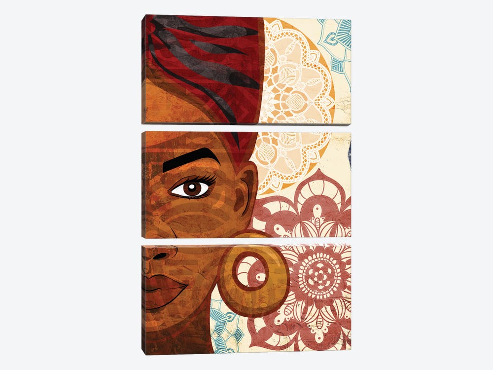 Mandala Woman I by Kimberly Allen 3-piece Art Print