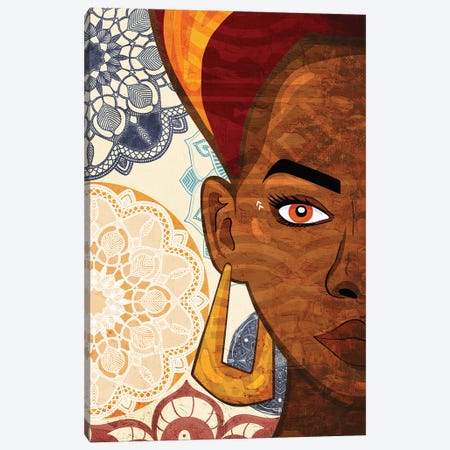 Mandala Woman II Canvas Print #KAL1669} by Kimberly Allen Canvas Wall Art