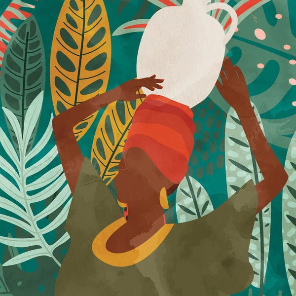 Jungles: Palm Walk I by Kimberly Allen