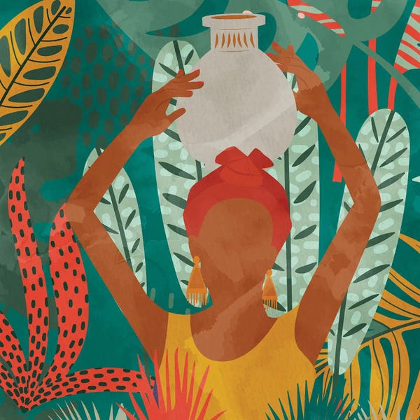 Jungles: Palm Walk II by Kimberly Allen