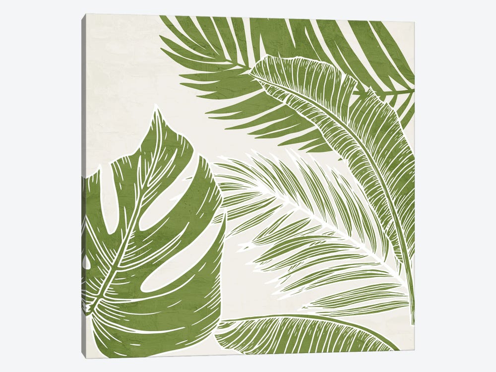 Overlapping Palms I by Kimberly Allen 1-piece Canvas Wall Art