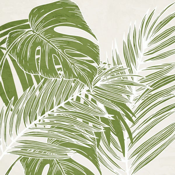 Fine Art Print: Overlapping Palms II by Kimberly Allen