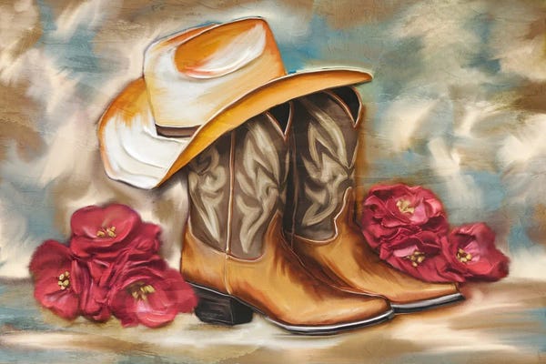 Kimberly Allen: Boots And Floral by Kimberly Allen