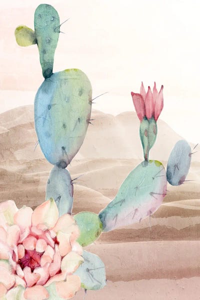 Fine Art Print: Cactus Sands I by Kimberly Allen
