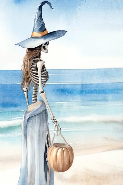 Skeletons: Beach Witch I by Kimberly Allen