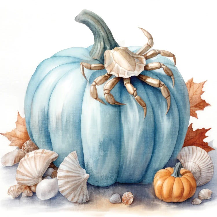 Pumpkin Crab I by Kimberly Allen wall art