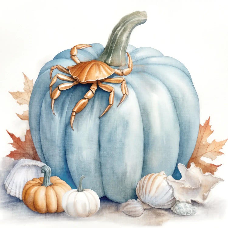 Pumpkin Crab II by Kimberly Allen wall art