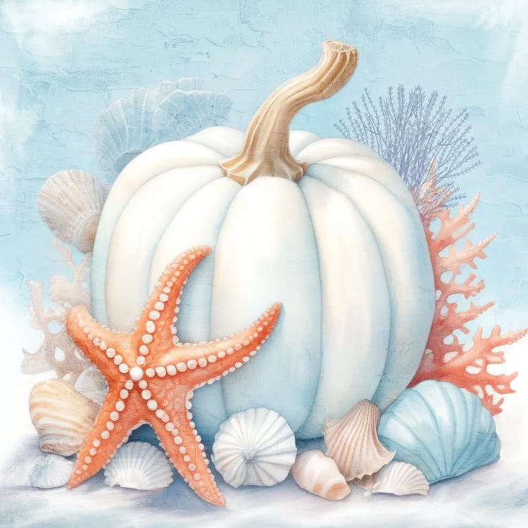 Undersea Pumpkin II by Kimberly Allen wall art