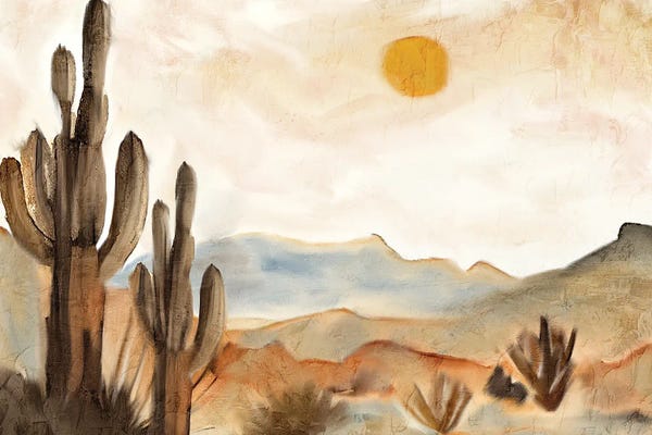 Desert: Desert Scape II by Kimberly Allen