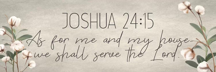 Joshua 24:15 Cotton