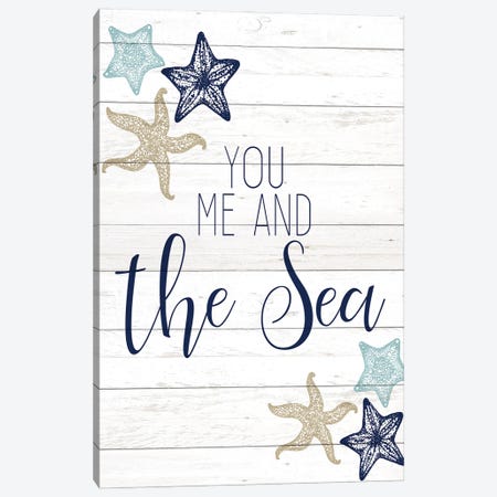 The Sea I Canvas Print #KAL281} by Kimberly Allen Canvas Wall Art