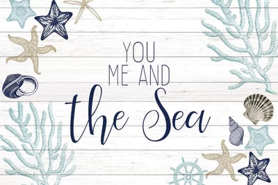 You Me and the Sea by Kimberly Allen canvas print