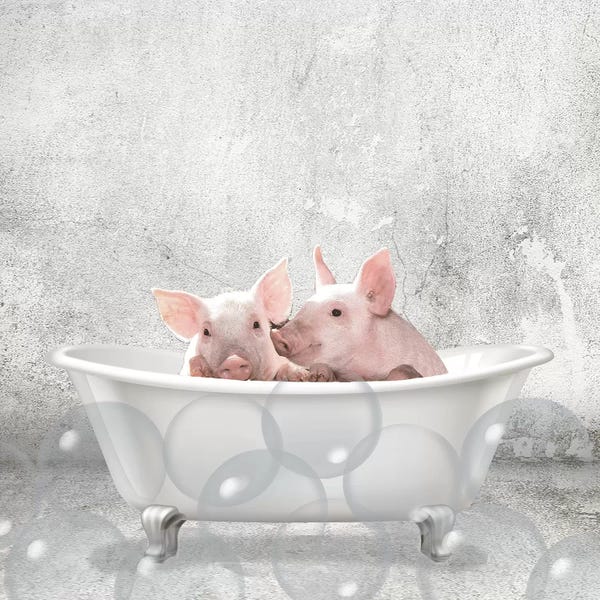 A.D. Lines Eurogroup Inc.: Baby Piglets Bath by Kimberly Allen