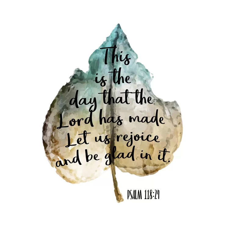 Psalm Leaf II by Kimberly Allen wall art