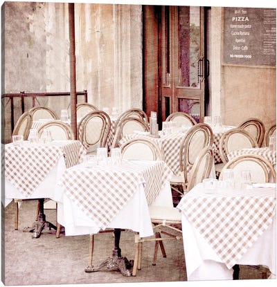 Paris Bistro I Canvas Art Print - Restaurant & Diner Art