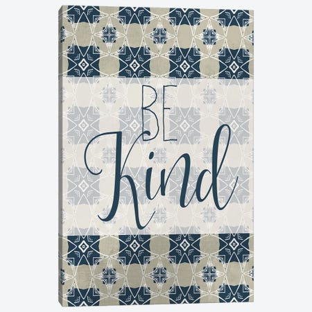 Be Kind Canvas Print #KAL376} by Kimberly Allen Art Print