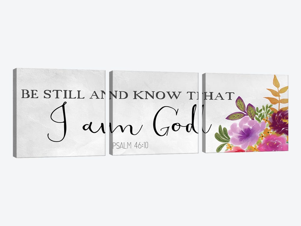 Be Still and Know by Kimberly Allen 3-piece Canvas Art Print