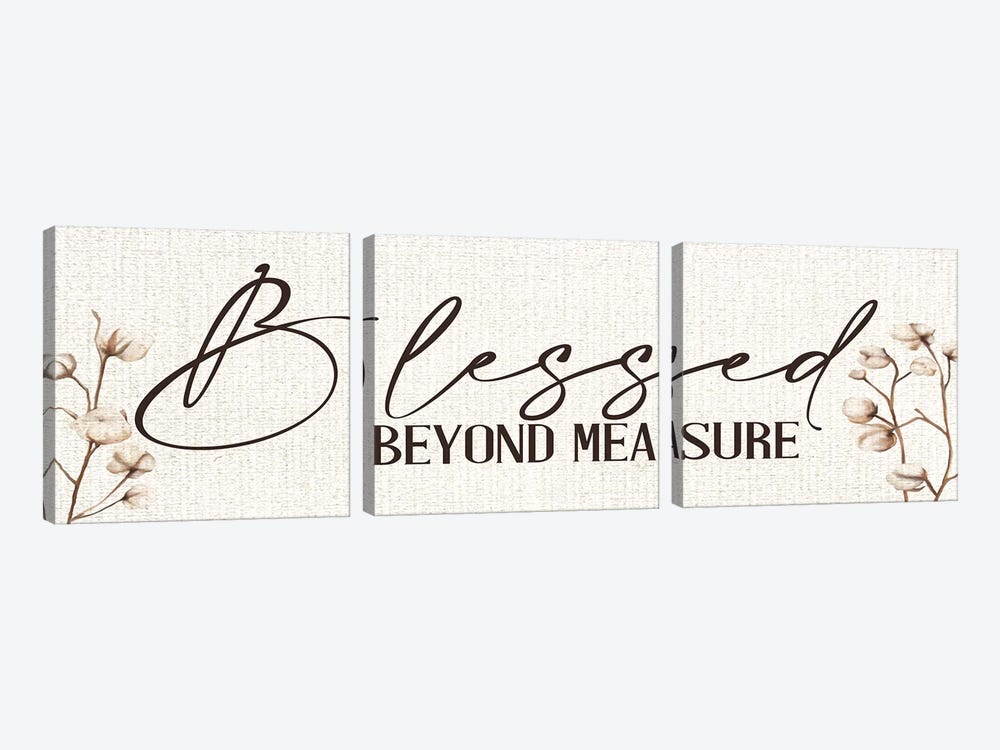Beyond Measure by Kimberly Allen 3-piece Canvas Print