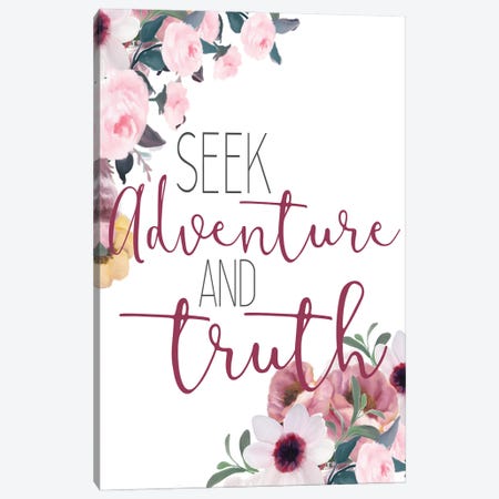 Courage and Truth II Canvas Print #KAL397} by Kimberly Allen Art Print
