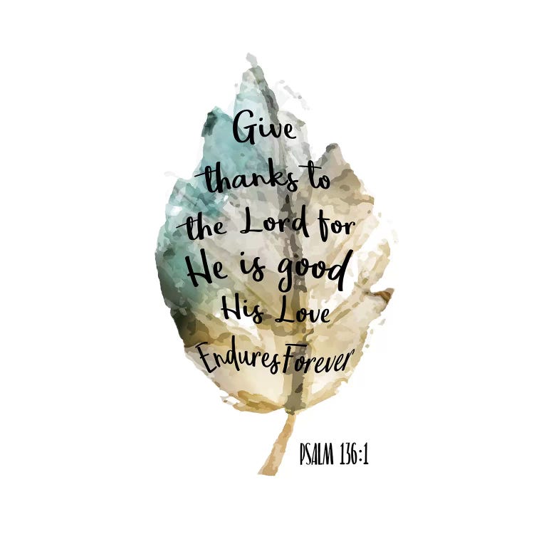 Psalm Leaf III by Kimberly Allen wall art