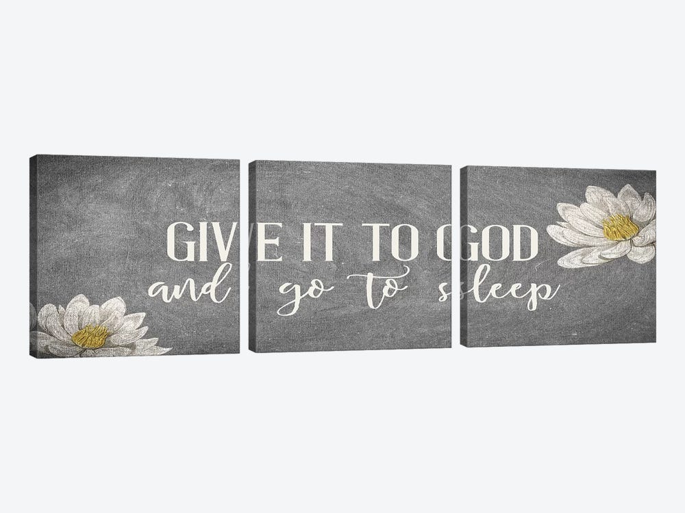 Give It II by Kimberly Allen 3-piece Canvas Print