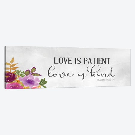 Love Is Canvas Print #KAL430} by Kimberly Allen Canvas Print