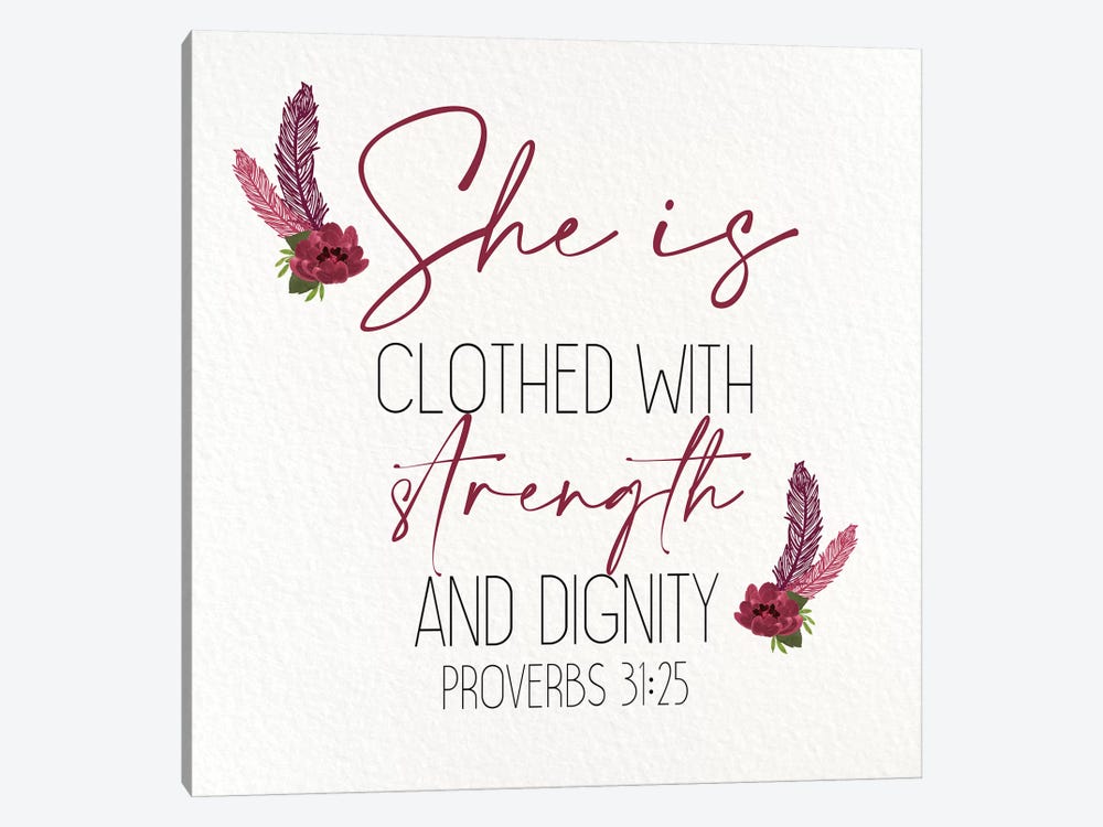 She Is Clothed by Kimberly Allen 1-piece Canvas Artwork