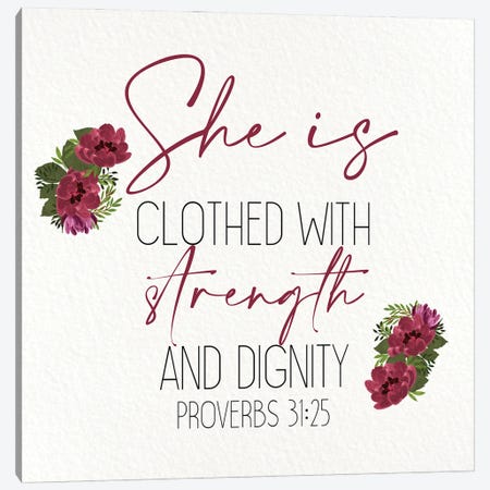 She Is Clothed II Canvas Print #KAL449} by Kimberly Allen Canvas Wall Art