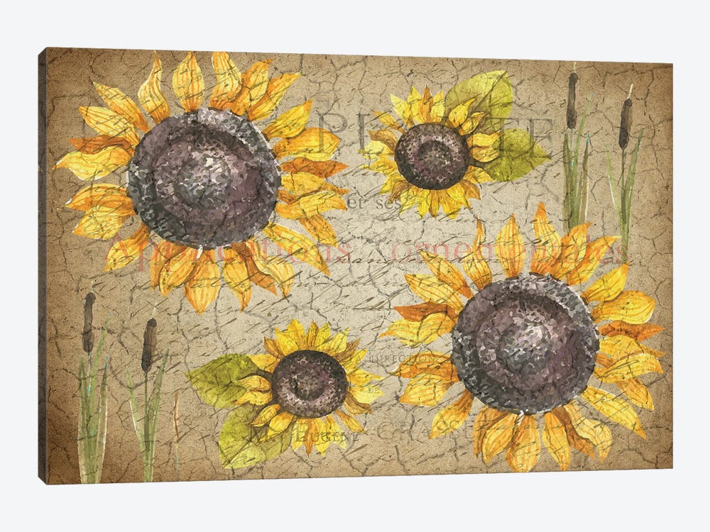 Sunflower Day by Kimberly Allen 1-piece Canvas Wall Art