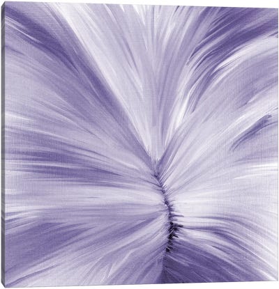 Stitches Of Violet Canvas Art Print - Purple Abstract Art