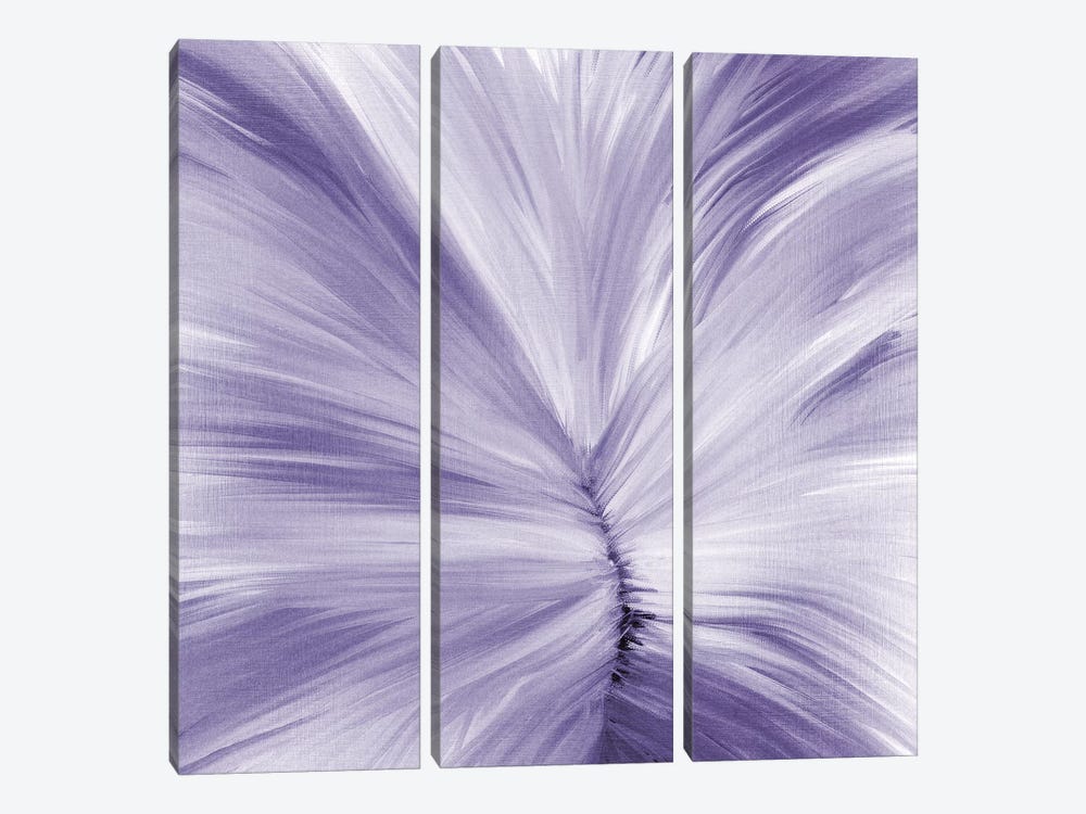 Stitches Of Violet by Kimberly Allen 3-piece Canvas Print