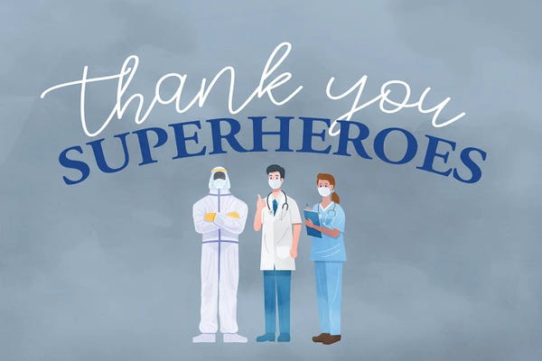 Doctors: Thank You Superheroes by Kimberly Allen