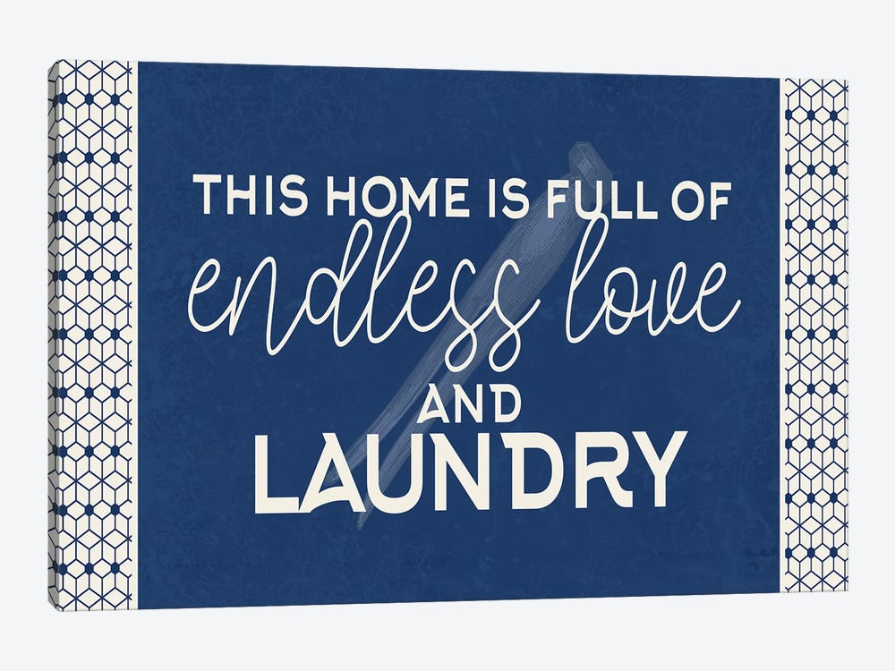 Endless Love and Laundry by Kimberly Allen 1-piece Canvas Artwork
