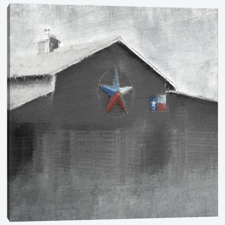 Star Barn Canvas Print #KAL62} by Kimberly Allen Art Print