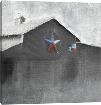 Star Barn Canvas Art Print - Kimberly Allen
