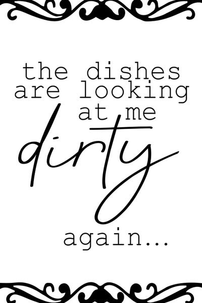 Crude Humor: The Dishes by Kimberly Allen