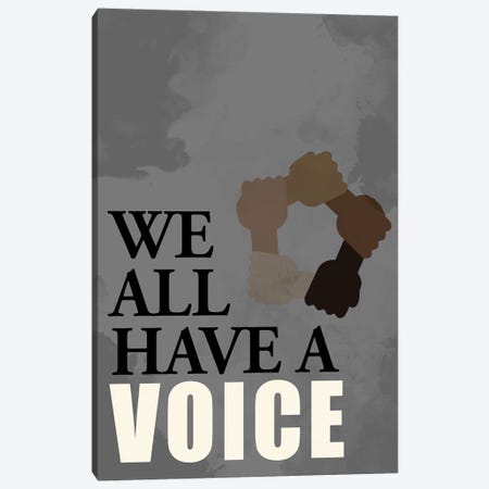 Voice Canvas Print #KAL671} by Kimberly Allen Canvas Print