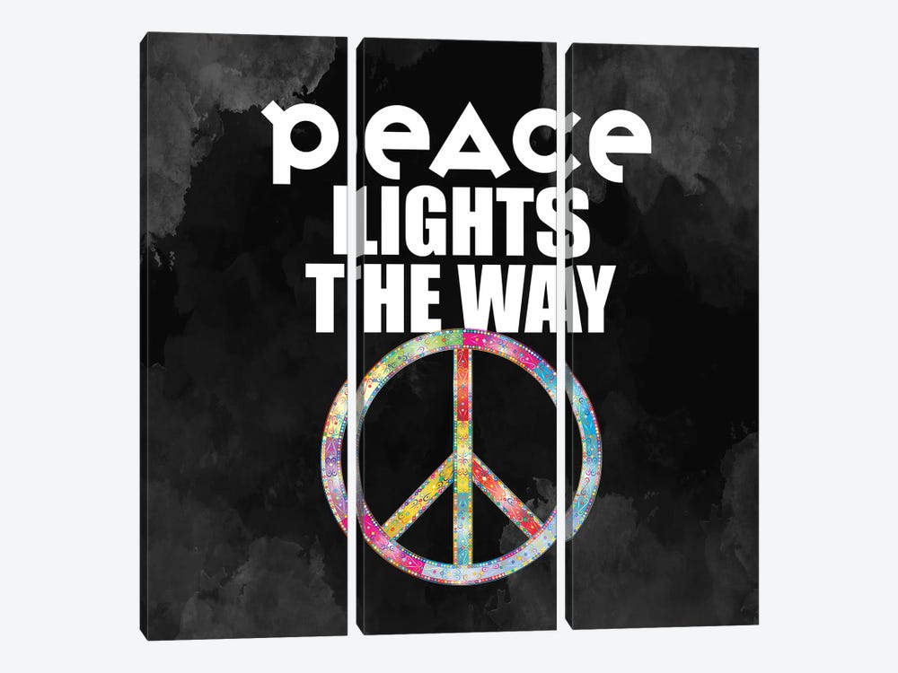 Peace Lights 3-piece Canvas Art