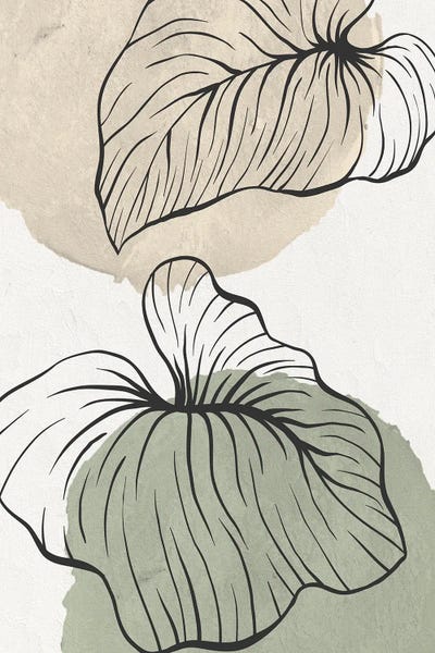 Tropical Leaves: Palm Organics II by Kimberly Allen
